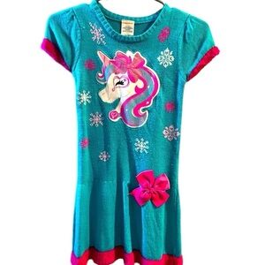 Nickelodeon Jojo Siwa Winter Dress Short Sleeve Size 7/8